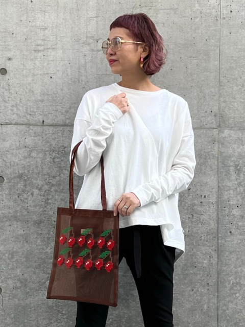 Casseliniクロスステッチ風トートbag【214-110515】 | YMDO | KariAng