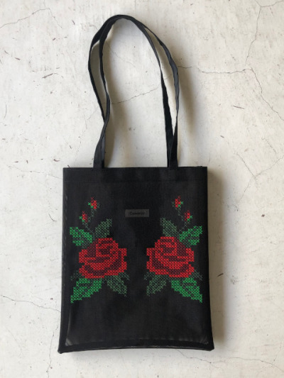 Casseliniクロスステッチ風トートbag【214-110515】 | YMDO | KariAng