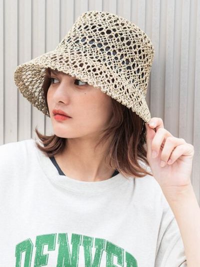 mite えん帽子　みて　リネンキャンバス　○試着のみ○ 2025年最新】えん帽子 miteの人気アイテム - メルカリ