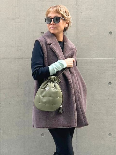 Casseliniスタッズコンチョ巾着【242-120515】 | YMDO | KariAng