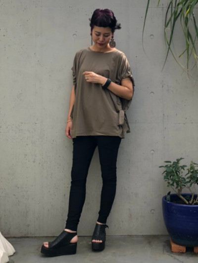 ギャザーノースリーブトップス【K20S20-136】 | KariAng | KariAng