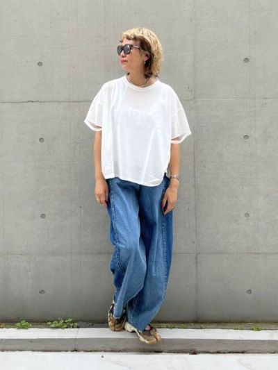 トップス kaori コーデのワンポイントに】袖ギャザー デザイントップス
