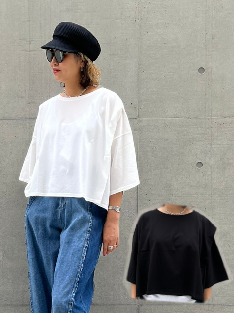 未使用タグ付き　カットソー タグ付き未使用品 coca コカ ライトエンボスカットソー tシャツ