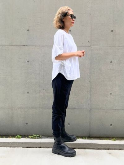 tシャツ 「 KariAng / カリアング 」 Prime bellyタックカットソー レディース KariAng / カリアング 】 Prime bellyタックカットソー（Tシャツ