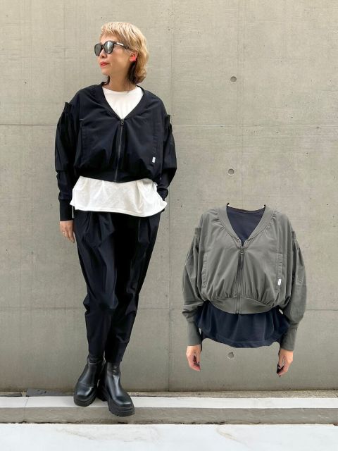 メリルハイテンションVネックブルゾン【KO24S20-003】 | KariAng