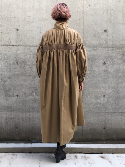 スタンドカラーロングシャツワンピース【Y21A10-114】 | YMDO