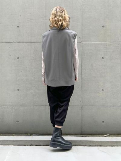 マットレザーライダースジレ【Y24A10-229】 | YMDO | KariAng