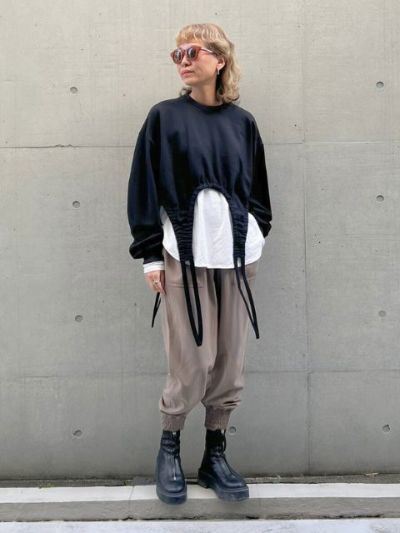 greedinternational ドベルトジャガードトップス ジャカードコルセット風ベルト【二次予約】 | NIBBLE POISON | axes