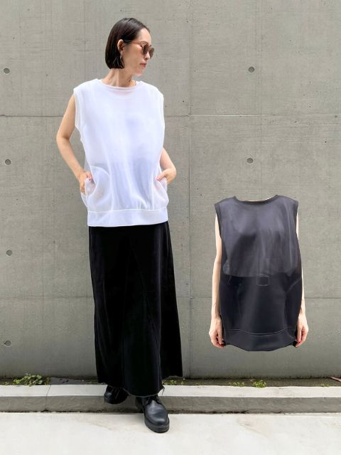 aga ダンボールニットフードジレ YAMADAYA ダンボールニットフードジレ YAMADAYA