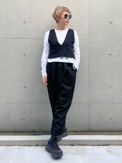 バックHニットベスト【Y25A10-300】 | YMDO | KariAng Y.M.D.O ONLINE